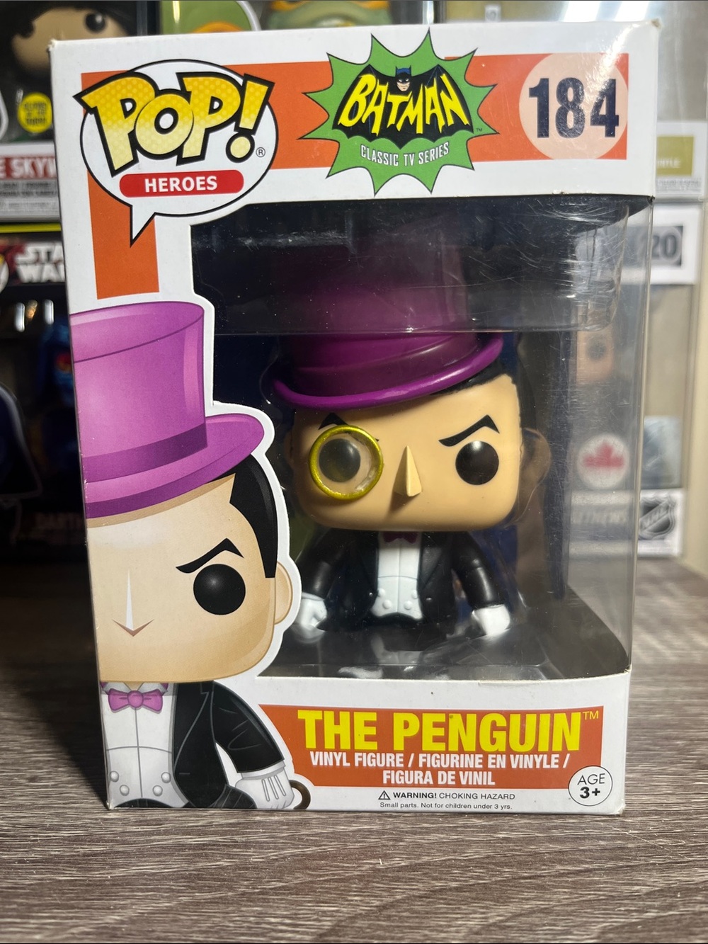 Funko Pop! Heroes The Penguin Vinyl Figure - Purple Hat, Black Suit